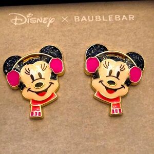 Disney x Baublebar Pierced Disney Earrings. New in Box.